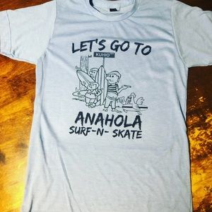 Vintage anahola surf n skate shirt